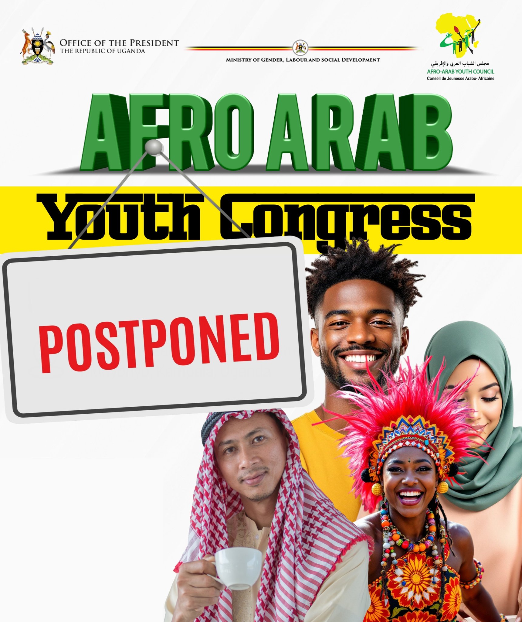Afro Arab Youth Congress Postponed to October 2025 