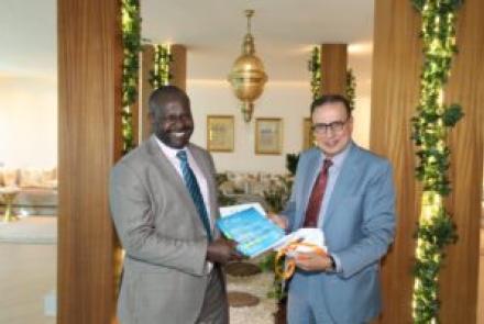 The Deputy Director General of ICESCO receives a delegation from the Afro-Arab Youth Council